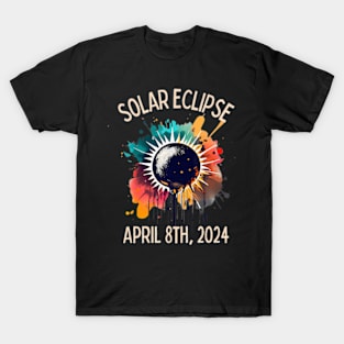 Total Solar Eclipse 4.08.24 Totality Usa Spring April 4 2024 T-Shirt